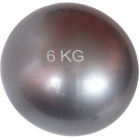 Медбол 6 кг., d-20см. (серебро) (E41881) MB6
