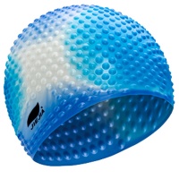 Шапочка для плавания силиконовая Bubble Cap (мультиколор) E38929