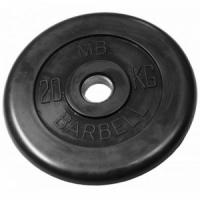 20 кг диск (блин) MB Barbell (черный) 31 мм.